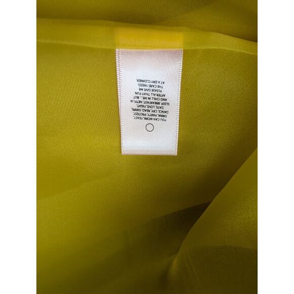 NWT Selkie Sunshine Parliament Puff Sleeve Mini Dress Size Small Yellow #1A503 - Picture 8 of 9